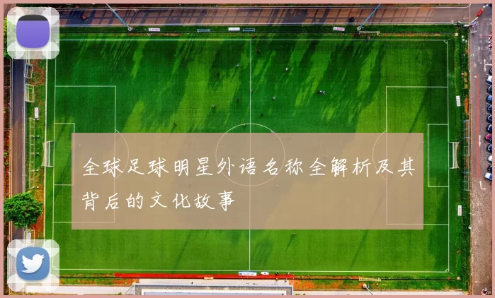 全球足球明星外语名称全解析及其背后的文化故事